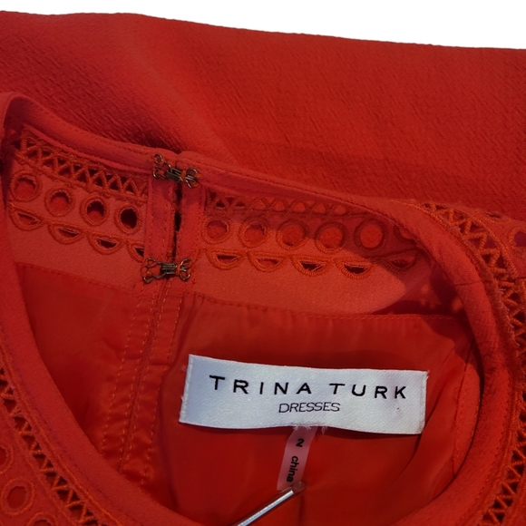 Trina Turk Lucia Shift Dress Size 2 - Picture 3 of 7